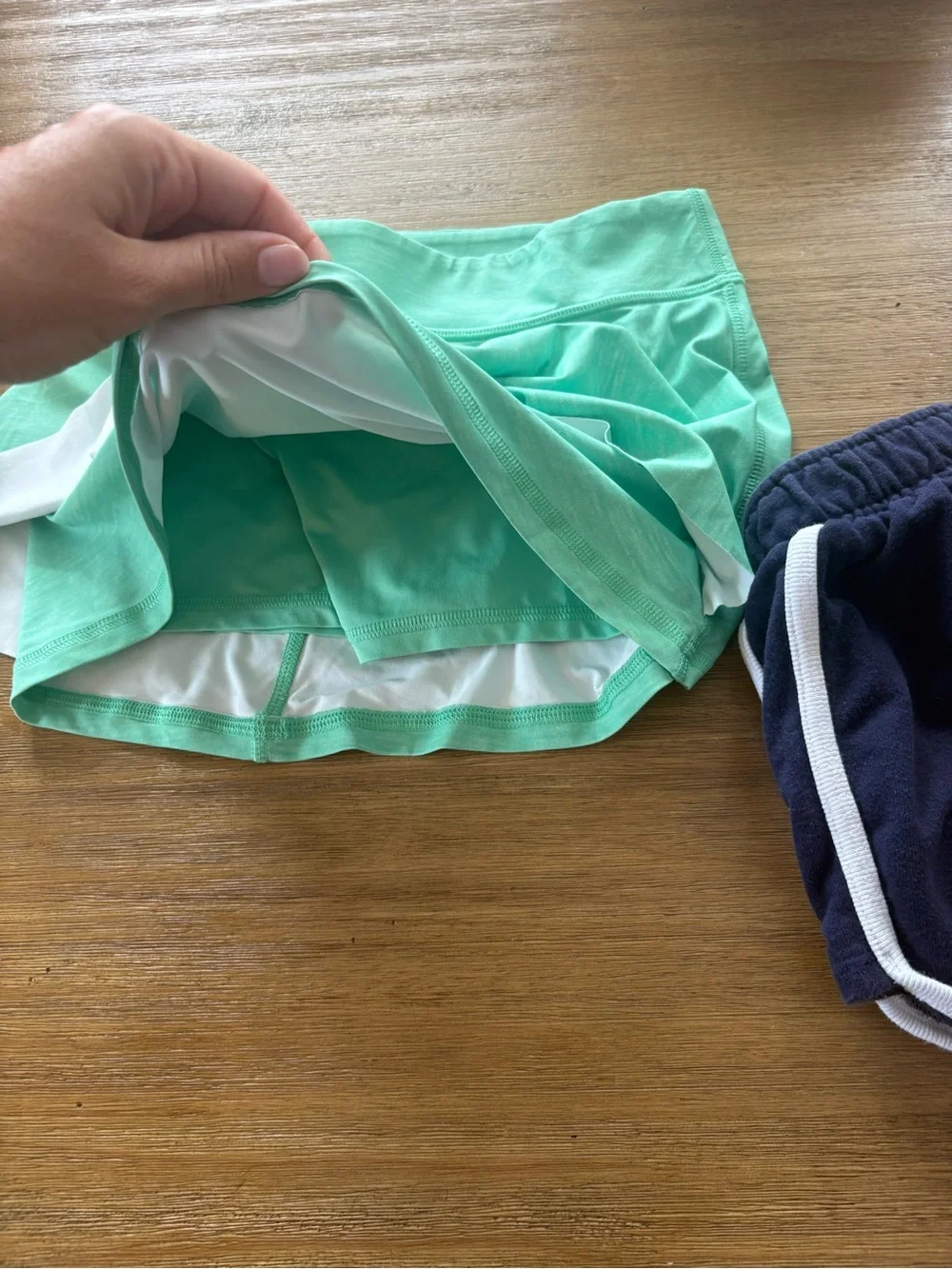 GAP Kids Navy Shorts & Mint Tennis Skort  size S 6/7